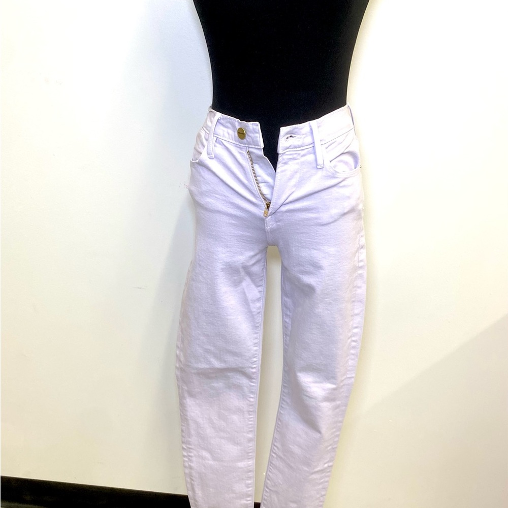 Frame Denim Women's Straight Leg Lavender Jeans